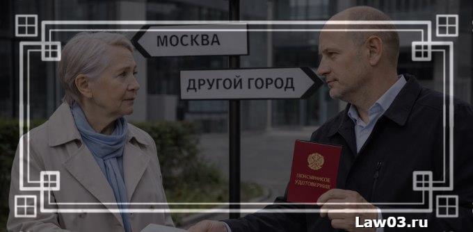 Сохраняется ли московская пенсия при переезде в другой город?